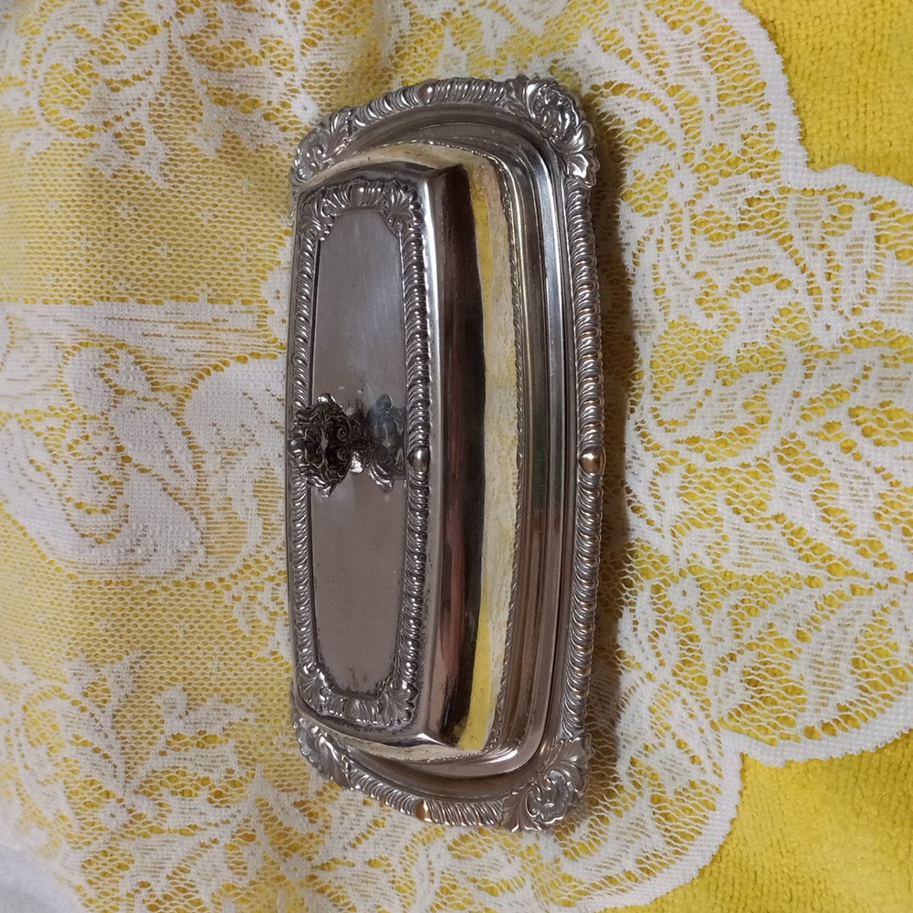 Silver plated Butter Dish